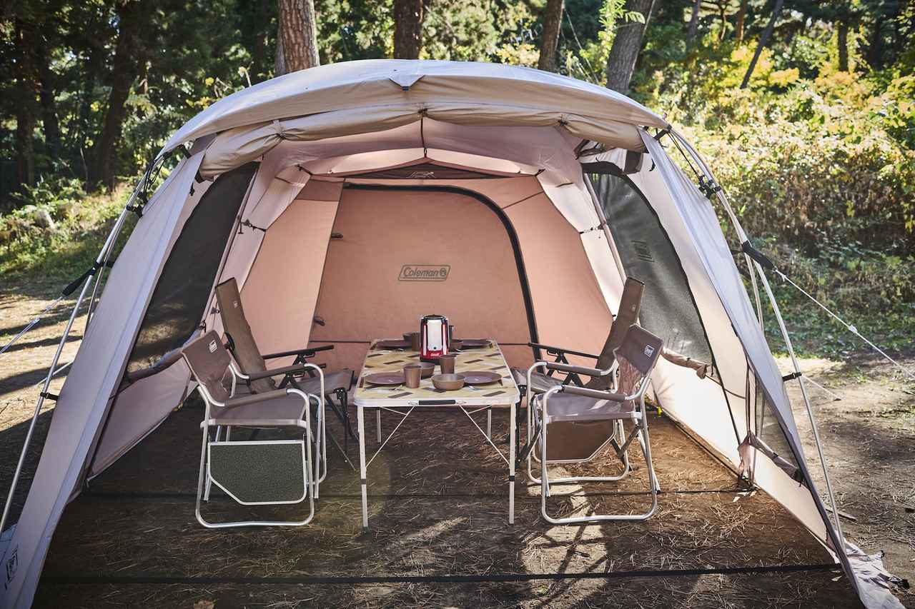コールマン】ファミリーキャンプに定番の2ルームテントが進化して新