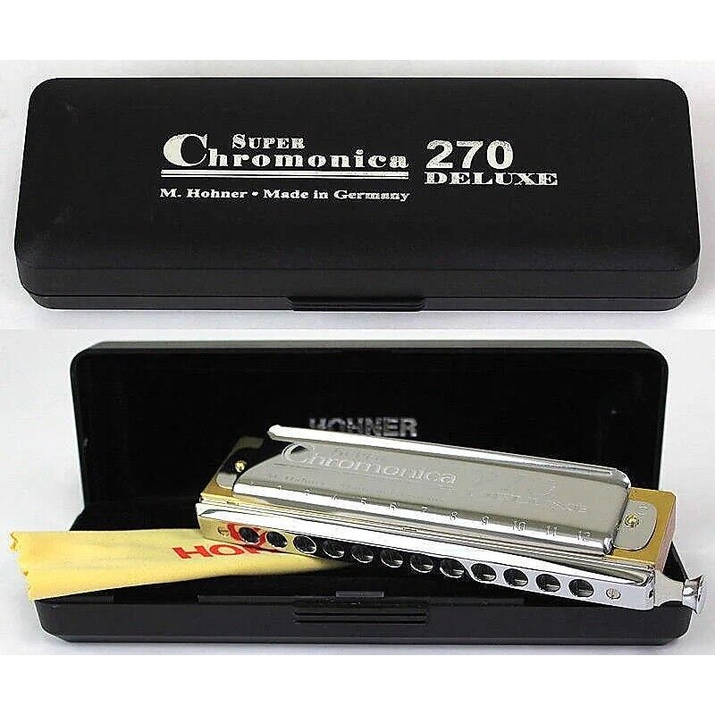 Hohner Super Chromonica 270 Deluxe - Smooth & Refined Tone