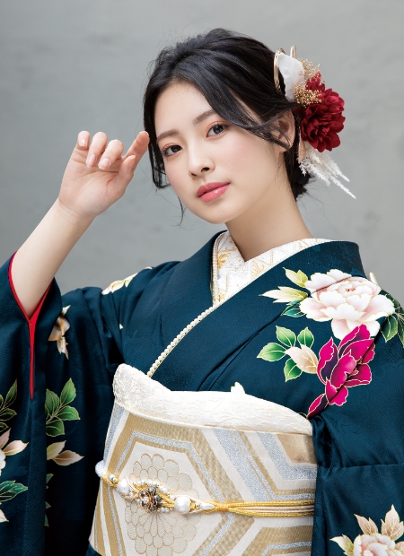 紺/ネイビー/シンプル/エレガント/クール】の成人式振袖人気ランキング