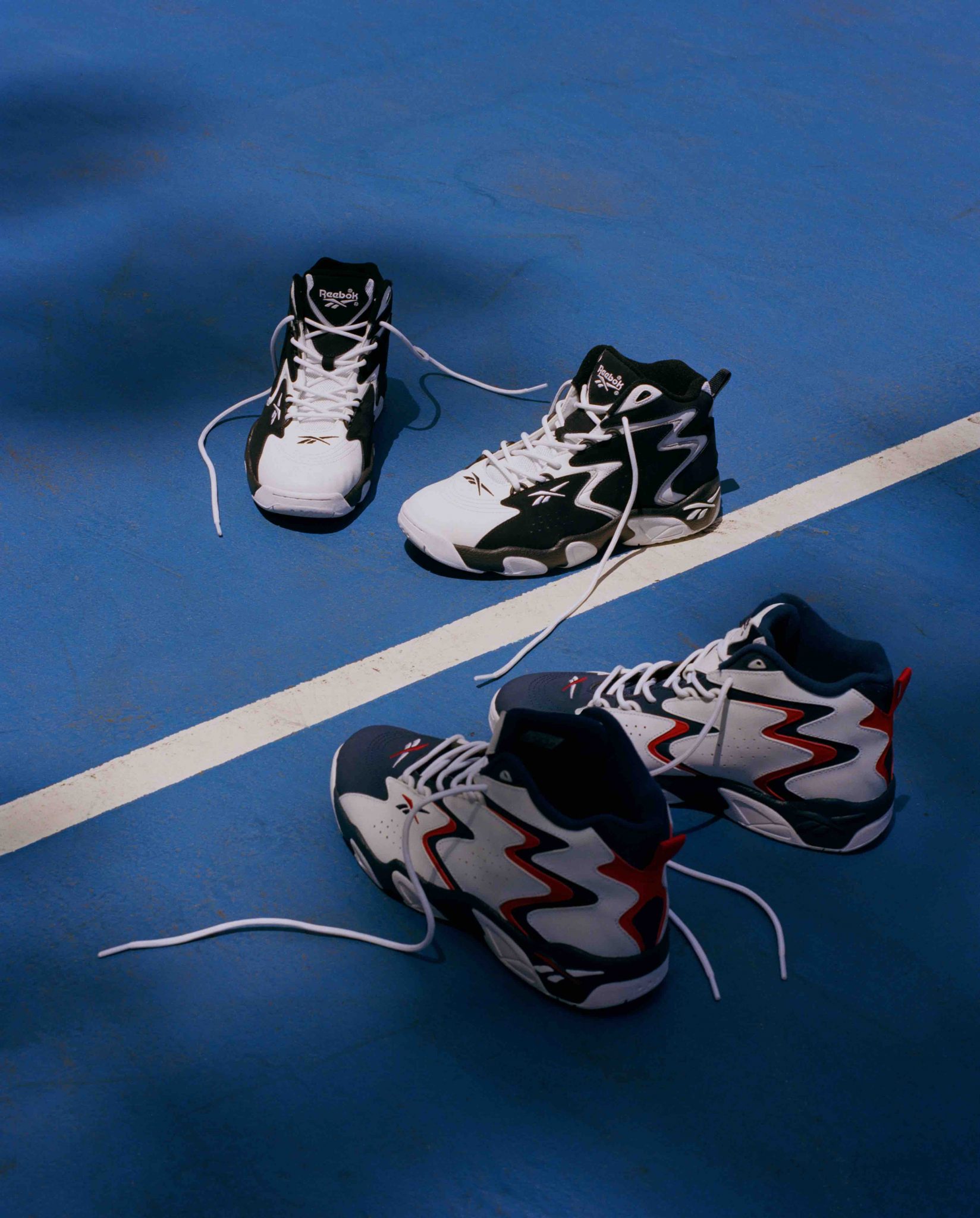 Reebok CLASSIC」から90年代の名バスケットシューズのパーツを1足に