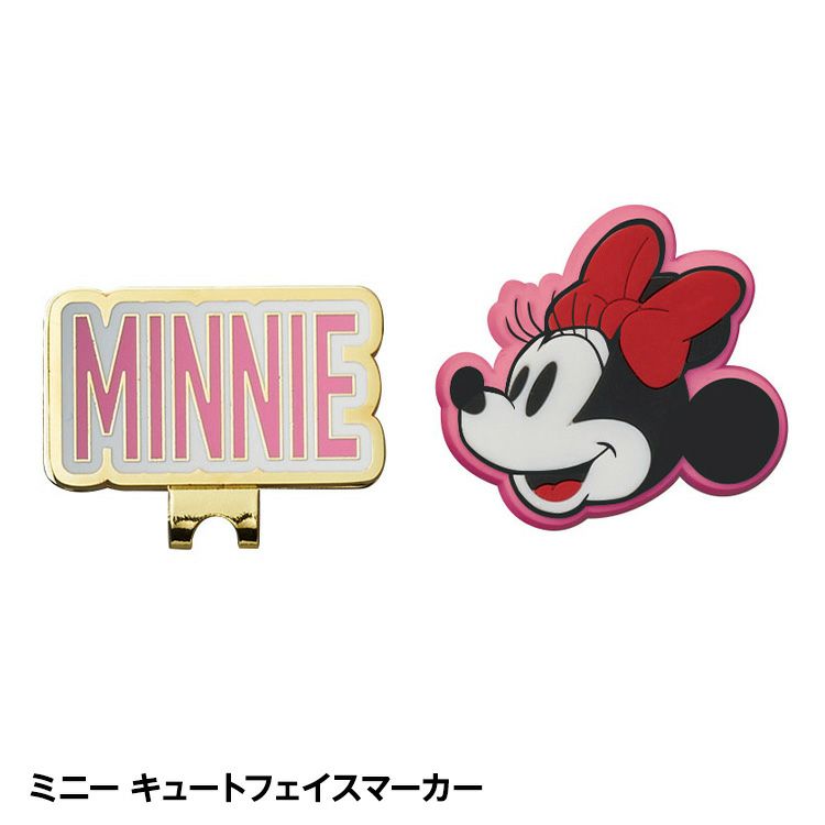 ミニー キュートフェイス ゴルフマーカー ディズニー クリップマーカー