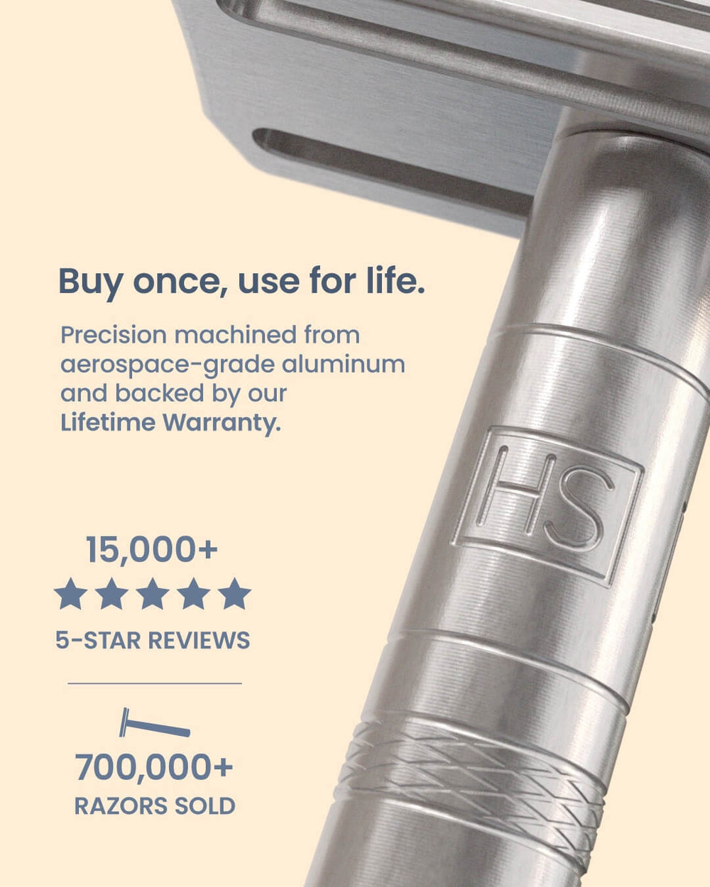 脱毛・除毛 HENSON SHAVING AL13 MEDIUM Dim Grey Henson AL13-M in