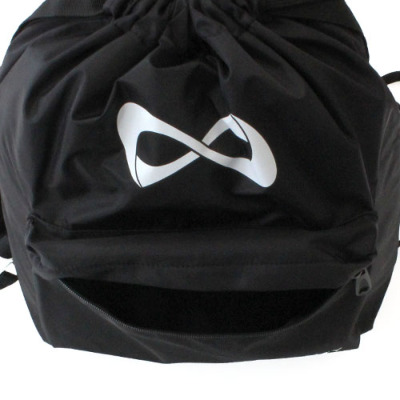 Nfinity バックパック フェスティバル ブラック×ホワイト｜チア用品