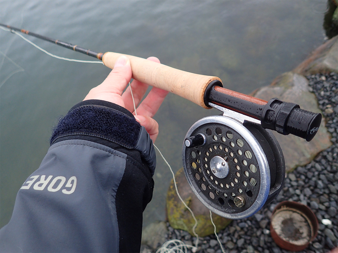 スコットGS884/4フライロッドフライフィッシングフライリール