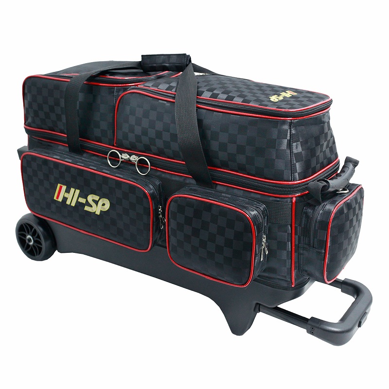 △HI-SP XXXX STRIKES 2ボール用ボウリングバッグ キャスター付き C2