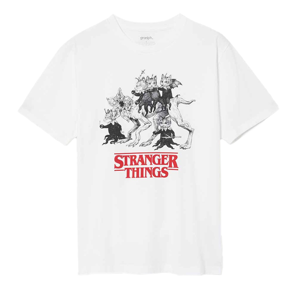 graniph 『STRANGER THINGS』コラボレーションTシャツ｜ヒグチユウコ