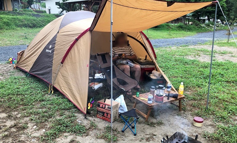 アメニティドームmに合うタープは？スノーピークおすすめ4選｜連結設営