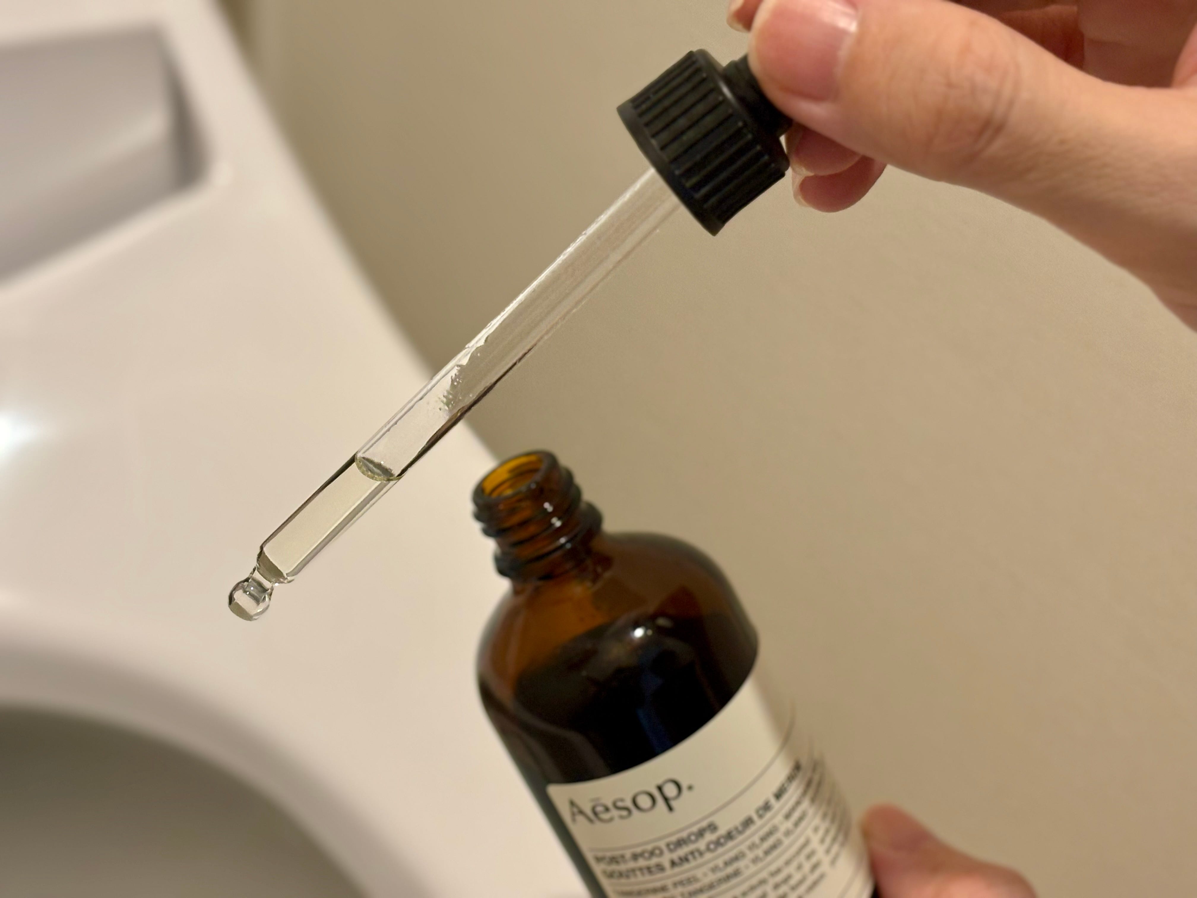 イソップのトイレ用消臭芳香剤「ポスト プー ドロップス」で