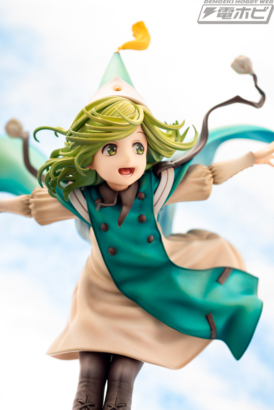 単行本第1巻の表紙を躍動感あふれる姿で立体化！『とんがり帽子の