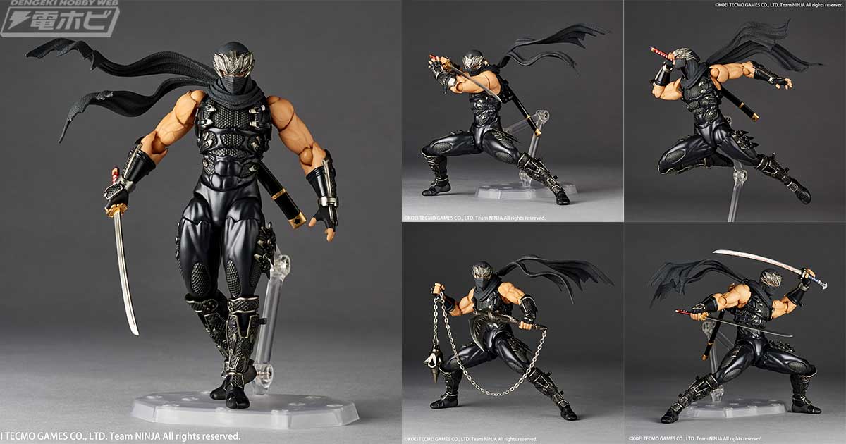 NINJA GAIDEN」シリーズより、リュウ・ハヤブサが海洋堂の