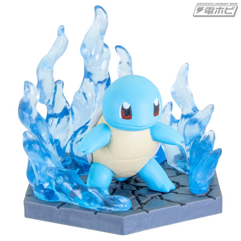 エフェクトとベースが付属する豪華カプセルトイ「ポケモン ジオラマ