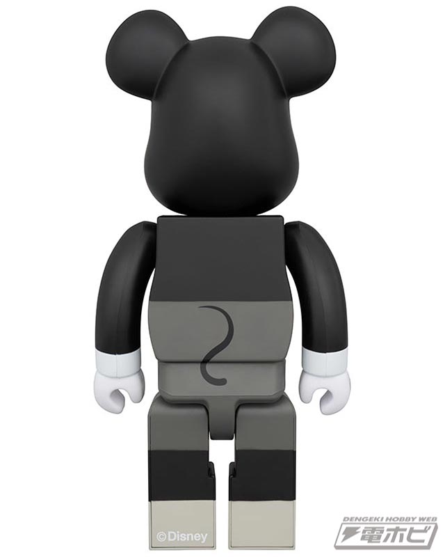 ミッキーマウス」のBE@RBRICKが400％と特大1000％の2サイズ展開で登場