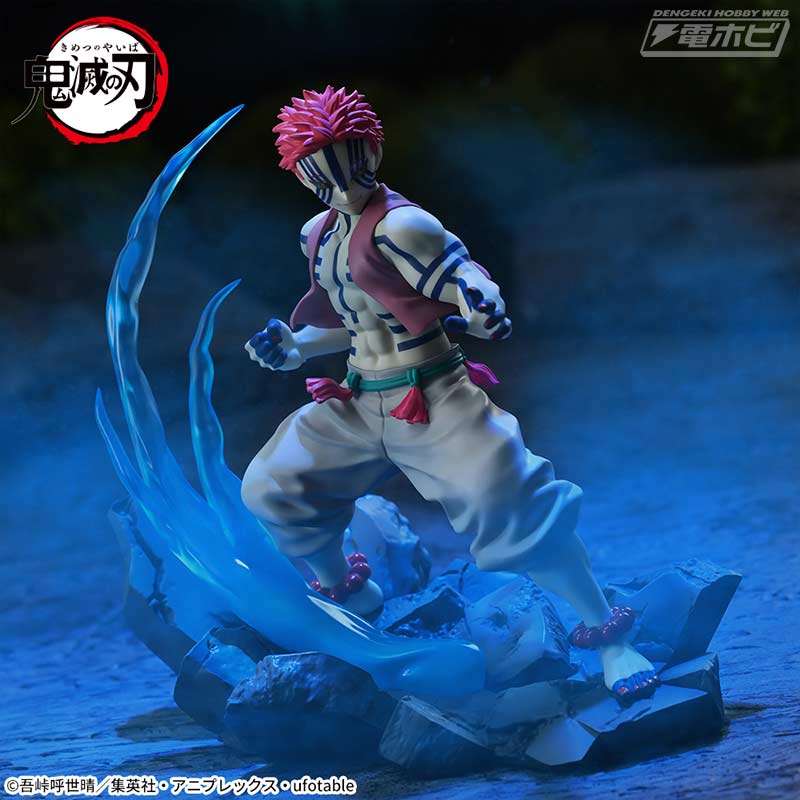 アニメ「鬼滅の刃」より炎柱「煉獄杏寿郎」と上弦の参「猗窩座」の