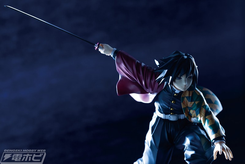 流麗に薙いだ姿で敵を切り捨てた瞬間を演出！『鬼滅の刃』冨岡義勇が