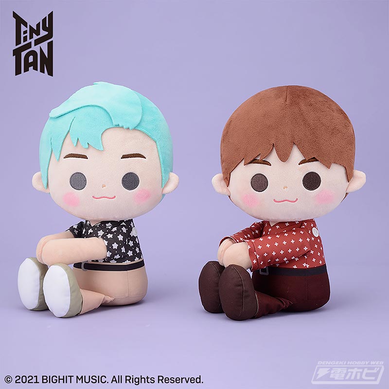 TinyTAN」のくっつきぬいぐるみと「＆ y♡u」仕様のモアプラス