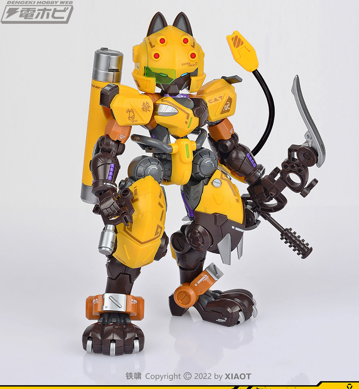 猫忍者型機動兵器シリーズ「C.A.T-02 リョウ」「C.A.T-03 火炎」が