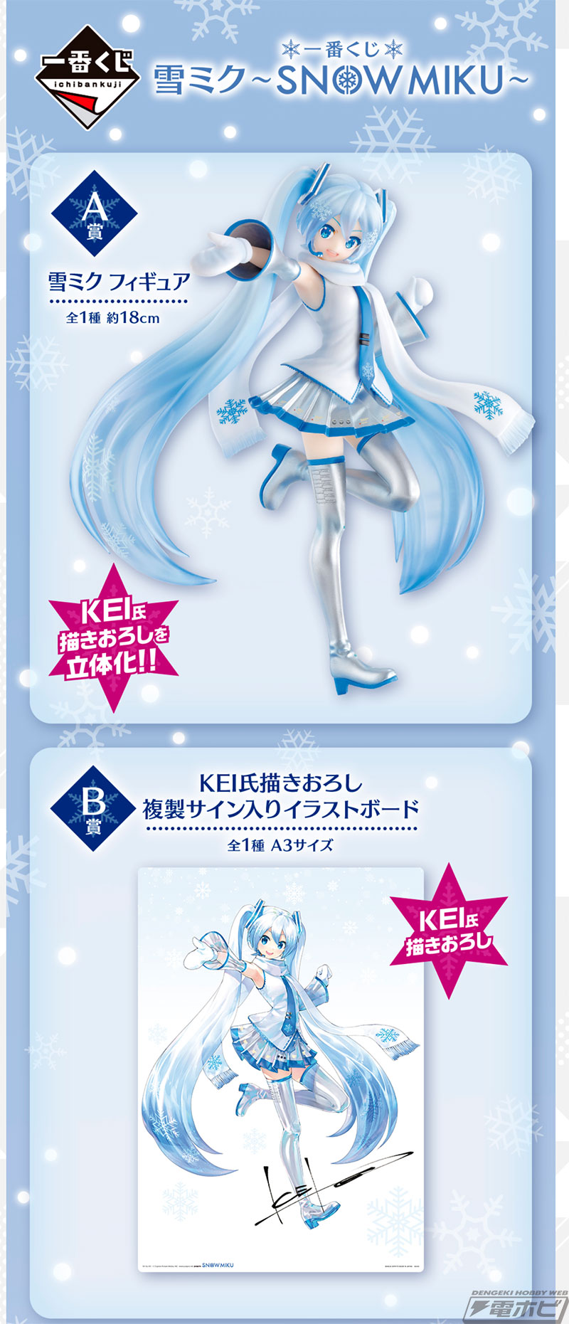 一番くじ 雪ミク ～SNOW MIKU～」の全ラインナップ公開！ラストワン賞