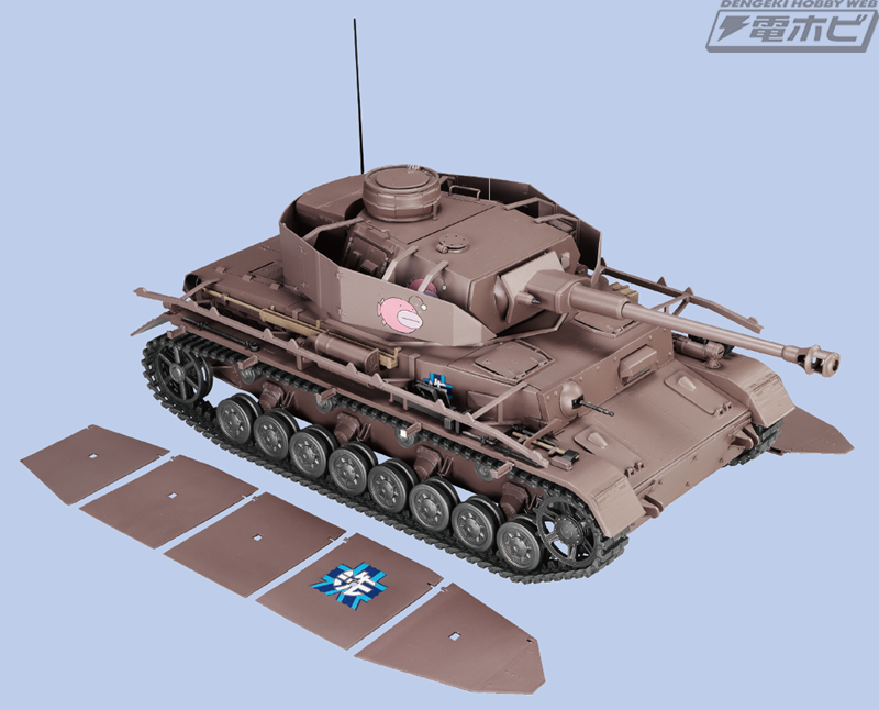 Ⅳ号戦車H型（D型改）のダイキャストギミックモデルが完成する「週刊