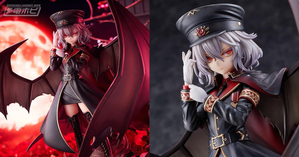 黒い翼を広げた姿が妖しくも美しい！『東方project』レミリア