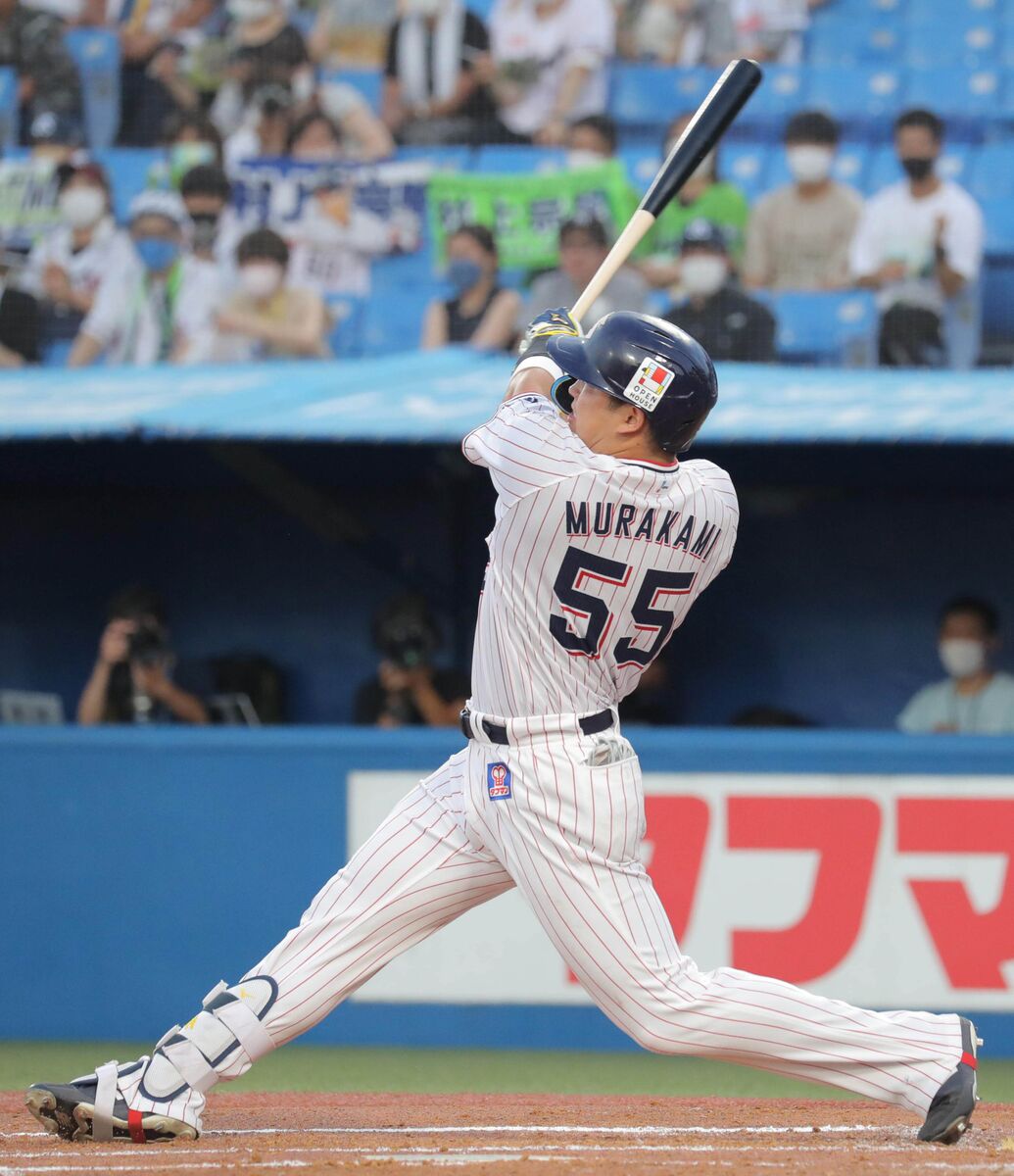 エポック ワン【村上宗隆】プロ野球史上初5打席連続本塁打（22.8.2