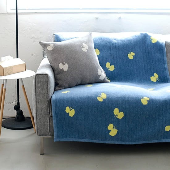 本日予約スタート！】mina perhonen × KLIPPANのコットンブランケット