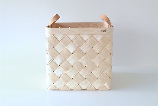 Verso Design/ヴェルソデザイン/スクエアバスケット(L) - 北欧、暮らし