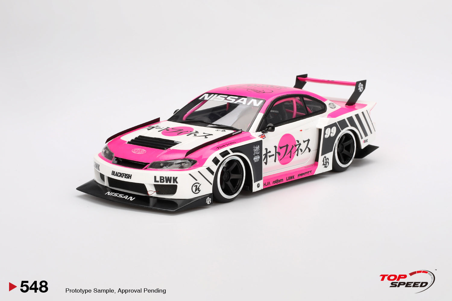 Topspeed 1:18 Nissan SILVIA (S15) LB-Super Silhouette Auto Finesse