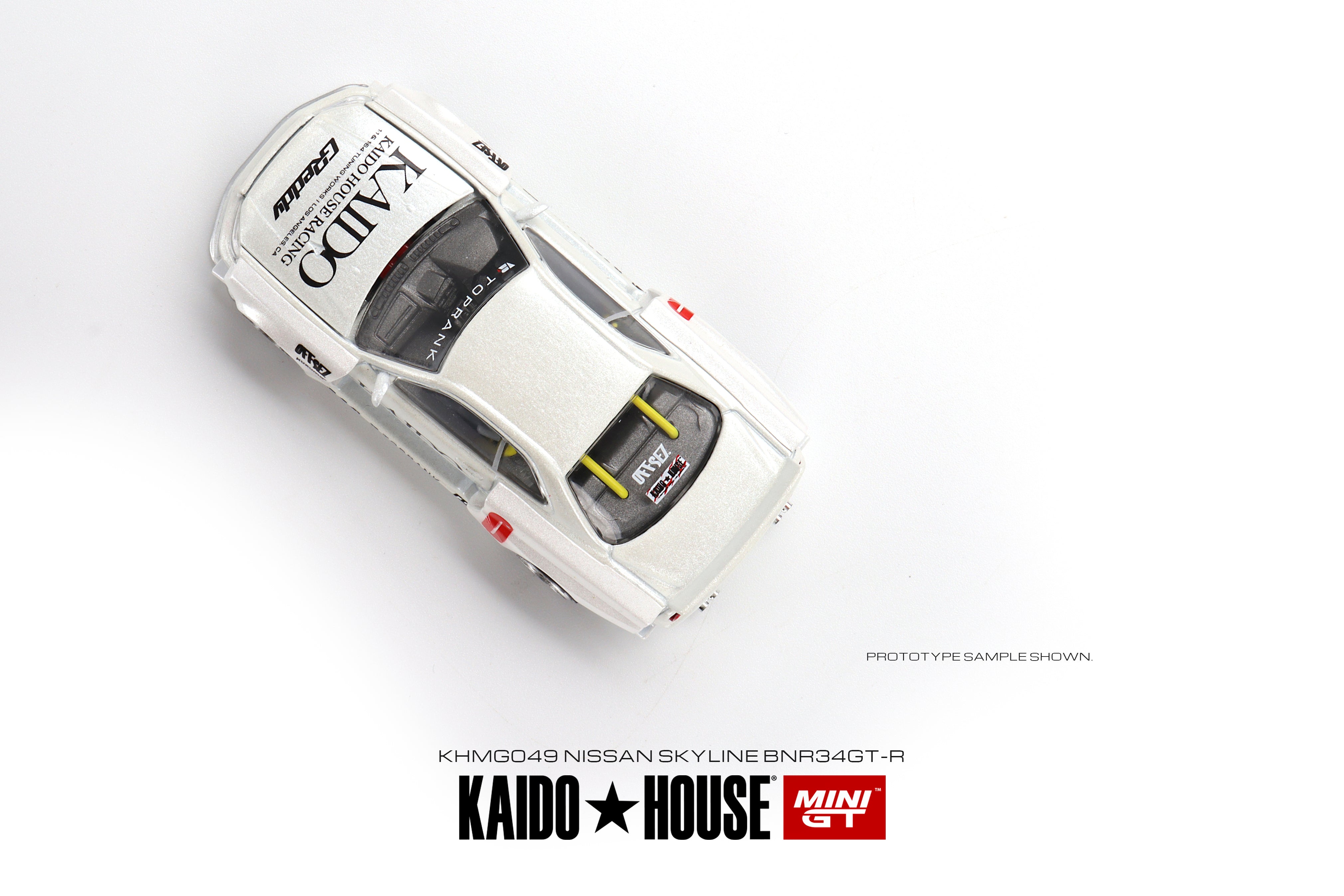 Kaido House + Mini GT 1:64 Nissan Skyline GT-R (R34) Kaido Works