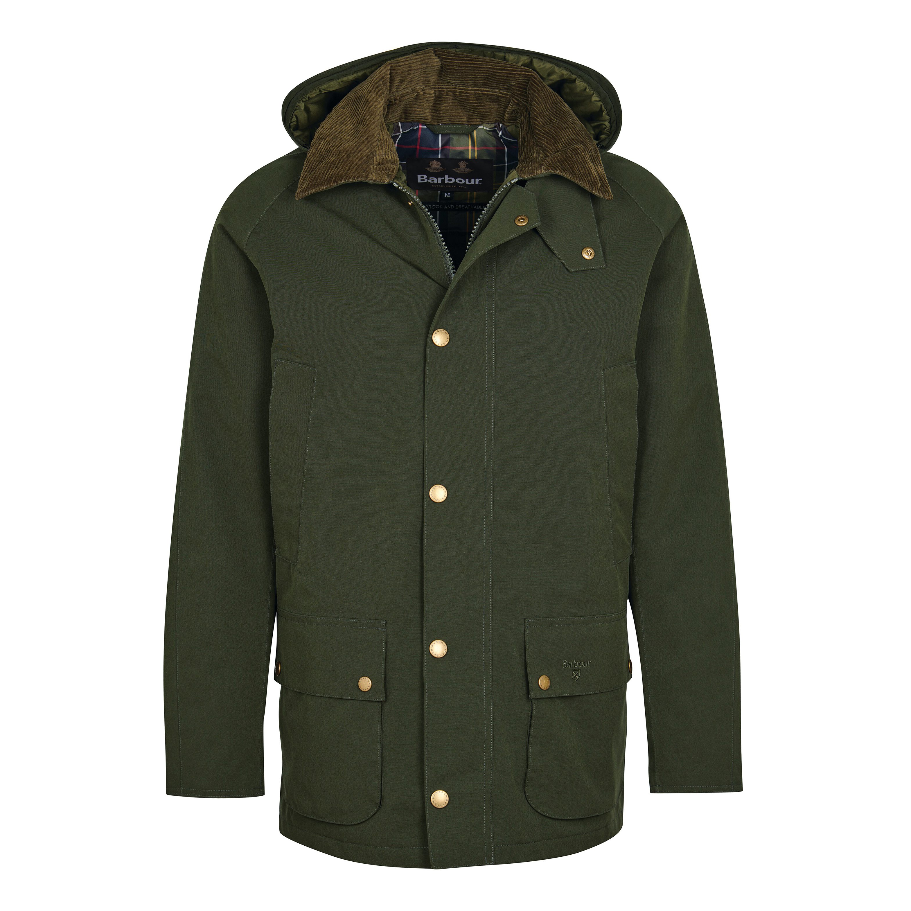 Barbour Ashby Winter Heritage Jacket - Olive | Waxed Jackets