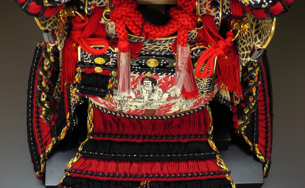 市川光玉作 8号 本鹿絵革 革小札 正絹糸縅 大鎧