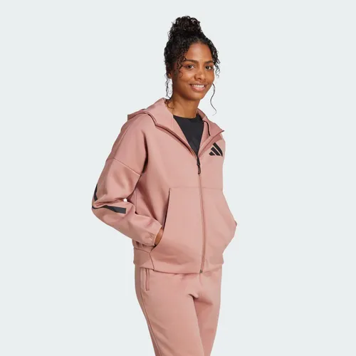 Moletom Capuz adidas Z.n.e. Full-zip Rosa / Warm Clay adidas