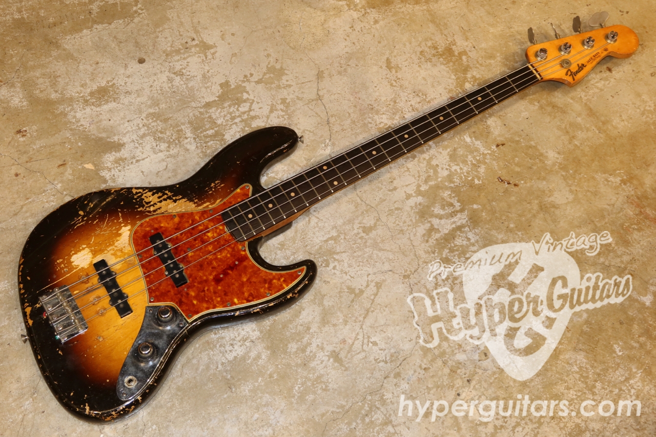 Fender '60 Jazz Bass - サンバースト / スラブローズ - ハイパー