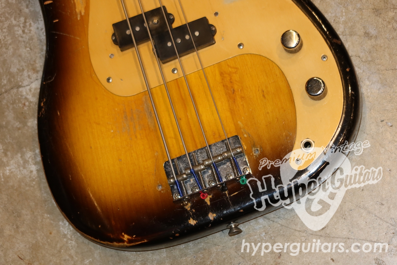 Fender '57 Precision Bass - サンバースト / メイプル - ハイパー