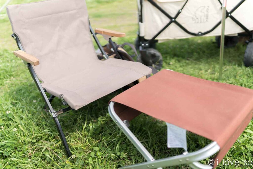 足を乗せるだけじゃない！スノーピークローチェアオットマンの使い方