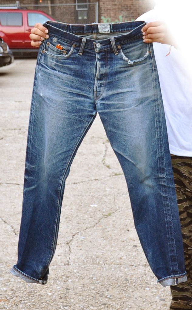 ドゥニーム「66XX」の色落ち画像①(全体像/フロント②)