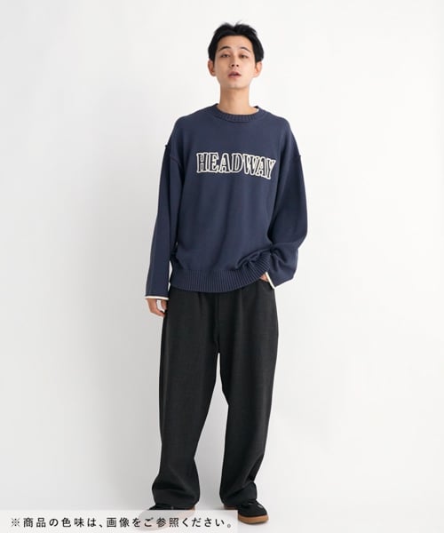 アソート刺繍ロゴニットプルオーバー | [公式]ニコアンド（niko and