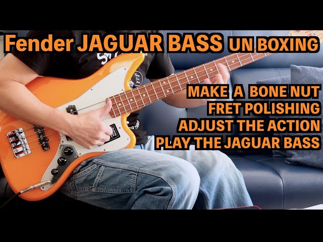 フェンダージャガーベース開封 不具合発見 自分で直し各部調整 弾いて
