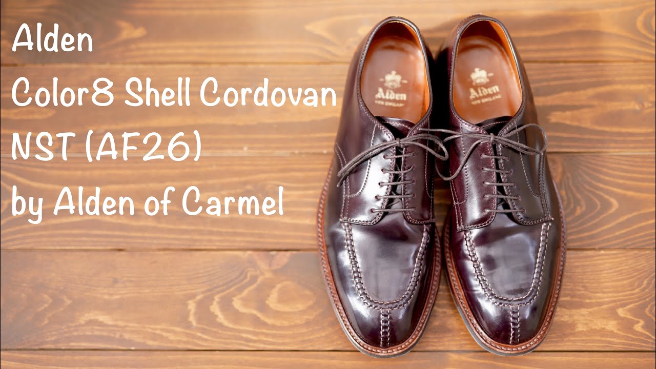 革靴レビュー】Alden(オールデン)バーガンディコードバンNST - YouTube