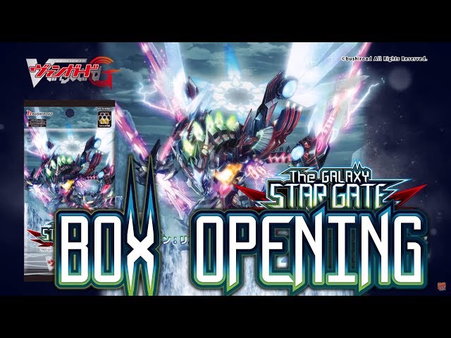 Cardfight!! Vanguard: G-EB03 The Galaxy Star Gate 3BOX Opening