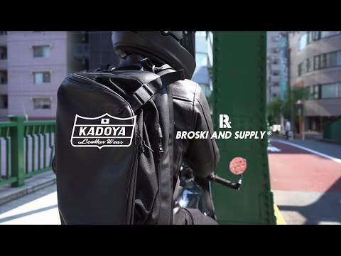 ヘルメットもすっぽり入る！高機能な防水バックパックがカドヤから登場