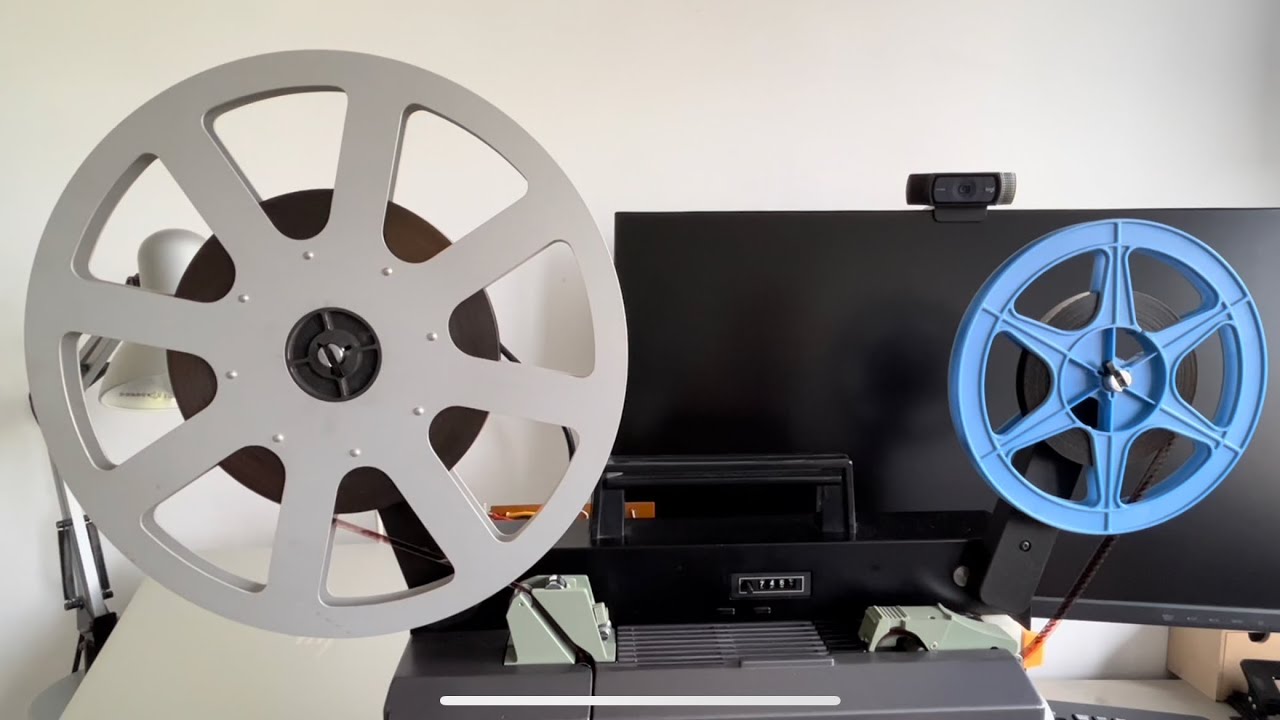 Elmo GS1200 Super8 Projector - Repairing slow rear take up reel by