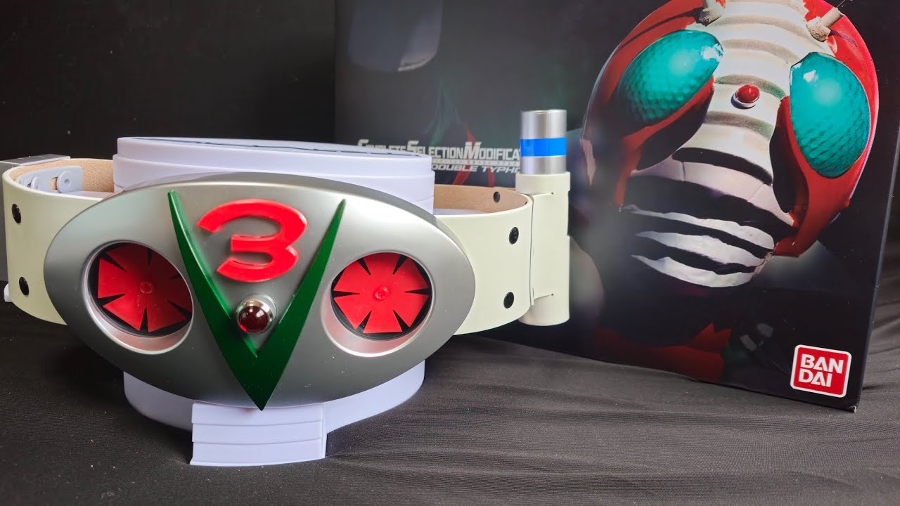 仮面ライダーV3 CSMダブルタイフーン - YouTube