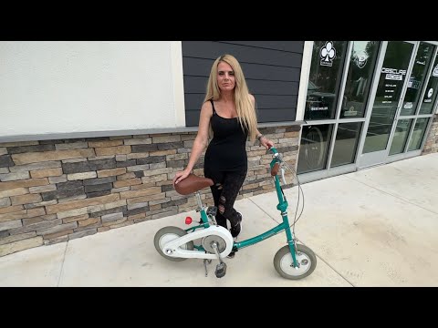 Extremely Rare Panasonic Will Folding Bike from Japan - YouTube