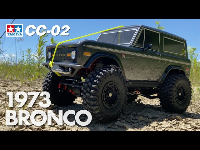 タミヤ】TAMIYA CC-02 1973 BRONCO ブロンコでラジコントレイル - YouTube