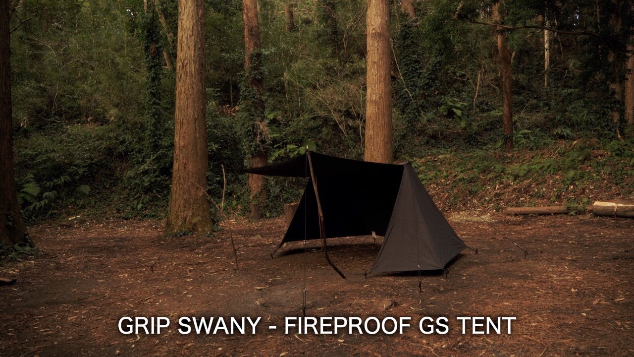 GRIP SWANY - FIREPROOF GS TENT - YouTube