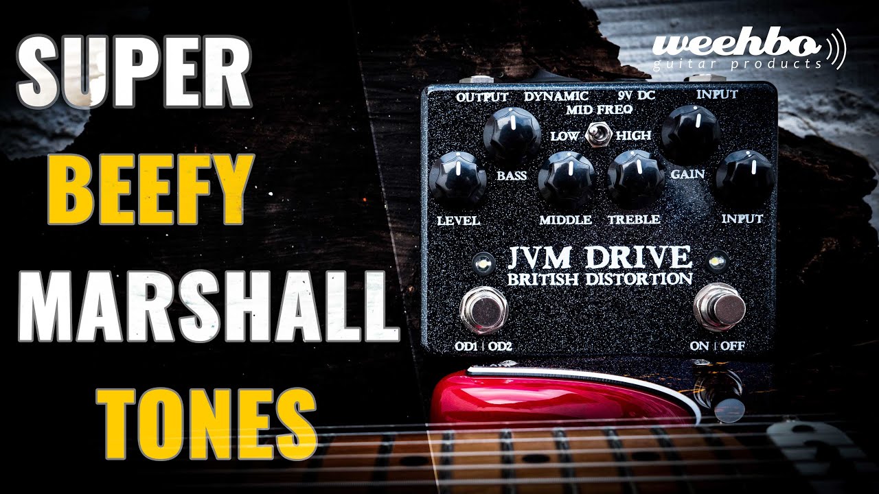 Weehbo: JVM DRIVE British Distortion - DEMO - SG to Laney VH-100R