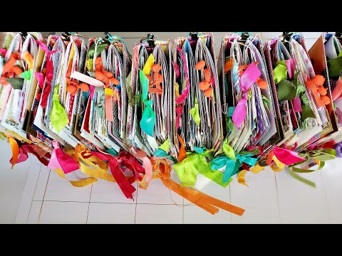 Eight Junk Journal Flip Throughs / Colorful Eclectic & Boho