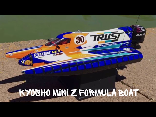 Kyosho Mini Z Formula Boat - YouTube