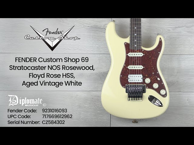 Fender Custom Shop 69 Stratocaster NOS Rosewood, Floyd Rose HSS
