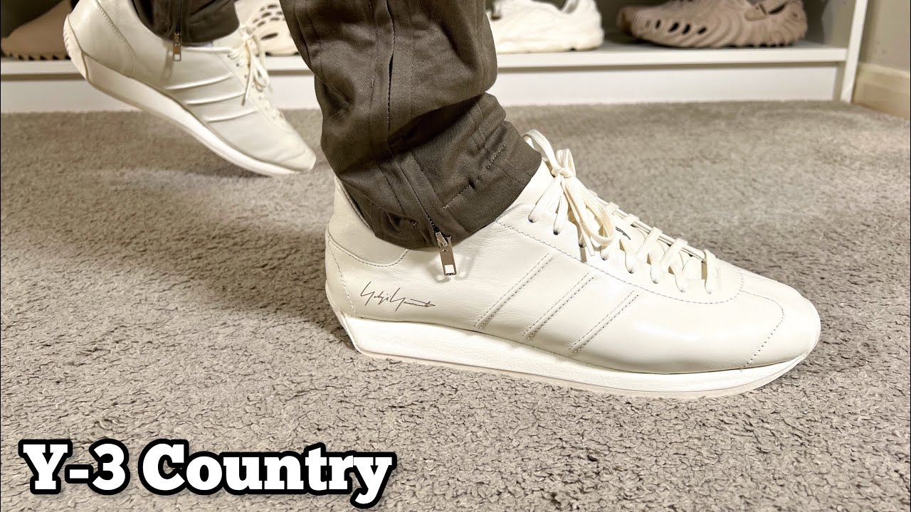 Y-3 Country Review& On foot - YouTube